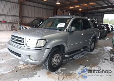 2001 Toyota Sequoia Limited V8 z USA, uszkodzony, nr VIN 5TDZT38A91S056322